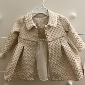 NWT Bonnie Baby formal Dress and coat set
